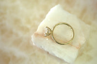2.02ct Oval Lab Diamond Engagement Ring